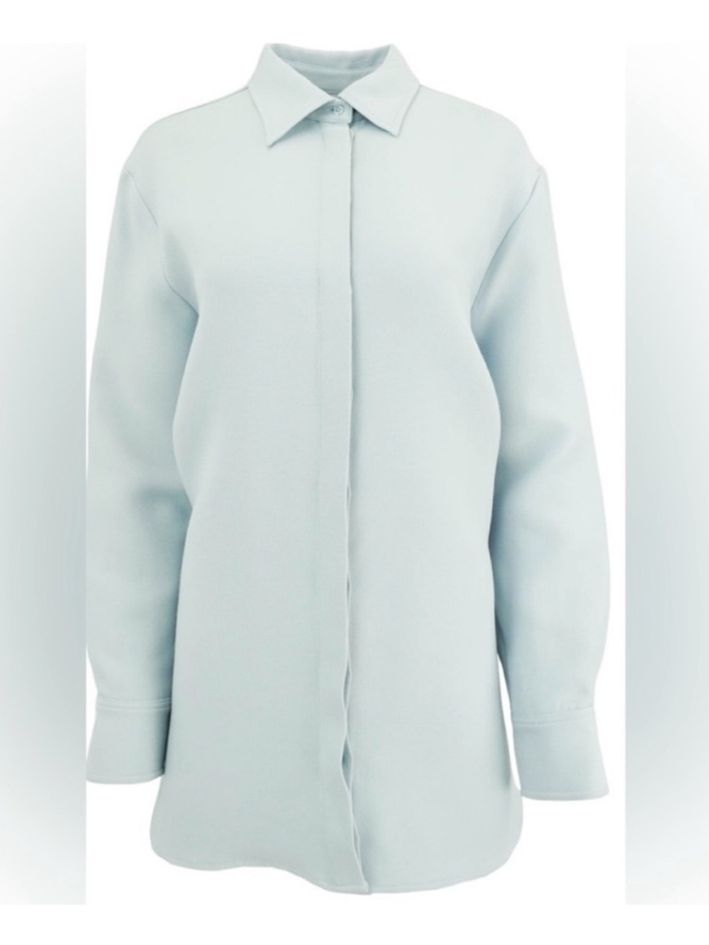 Brandon Maxwell Pale Blue Button-Down Shirt